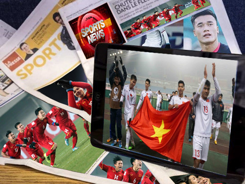 anh che u23 viet nam phu song the gioi sau khi thang u23 qatar