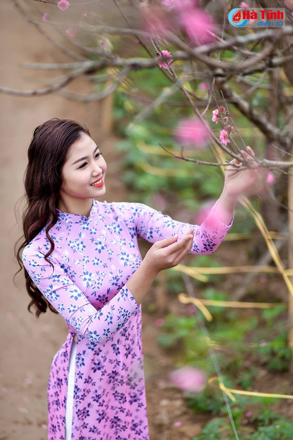 nu sinh ha tinh top 15 hoa hau dai duong duyen dang voi ao dai don tet