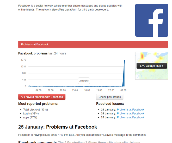 facebook tiep tuc sap tai nhieu noi tuy nhien viet nam khong bi anh huong nhieu