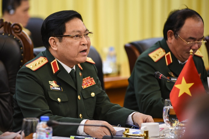 hinh anh dau tien cua bo truong quoc phong nga trong chuyen tham viet nam