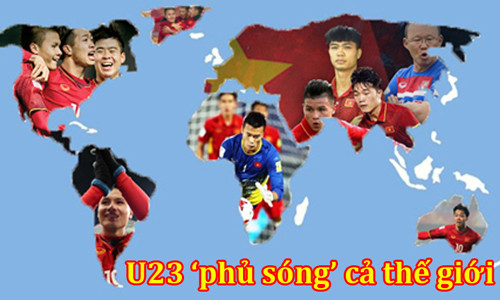 anh che u23 viet nam phu song the gioi sau khi thang u23 qatar
