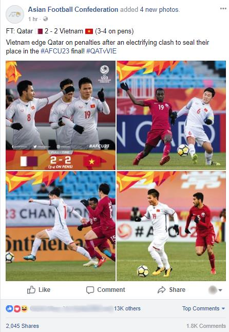 fox sport cat ngang chuong trinh truc tiep de dua tin ve chien thang cua u23 viet nam