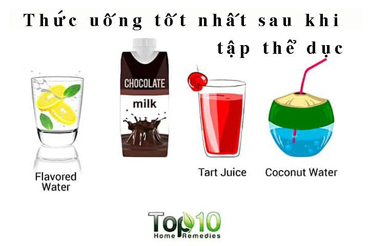 nhung thu khong nen uong sau khi tap the thao