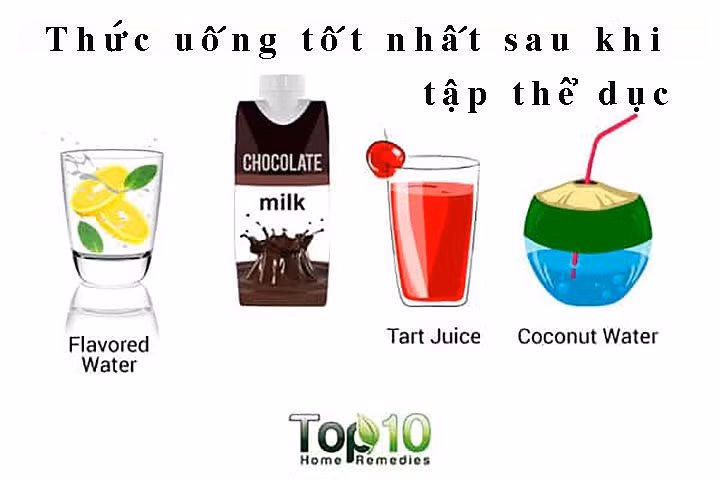 nhung thu khong nen uong sau khi tap the thao