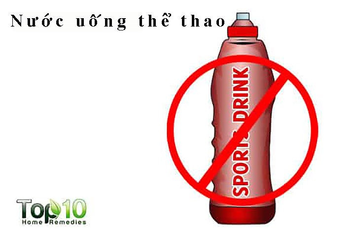 nhung thu khong nen uong sau khi tap the thao