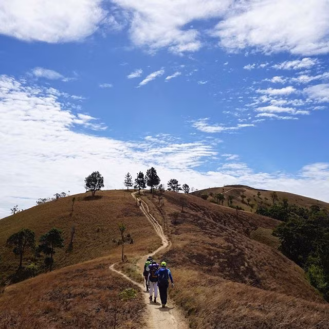 me man voi mua co chay o cung duong trekking dep nhat viet nam