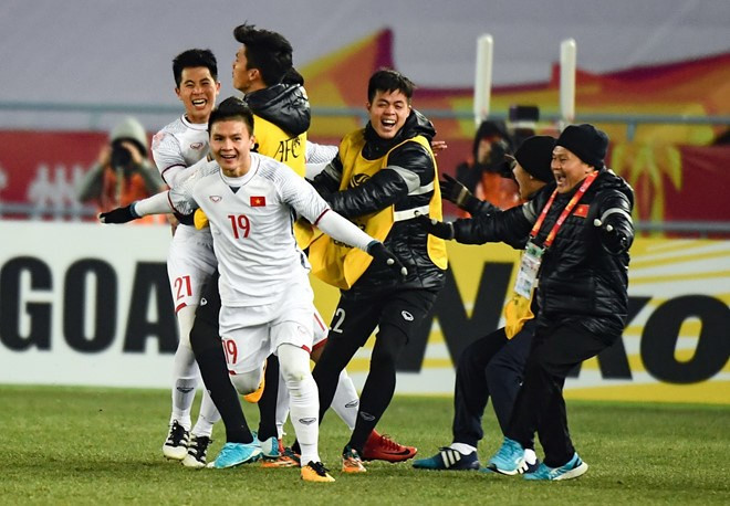 fox sport cat ngang chuong trinh truc tiep de dua tin ve chien thang cua u23 viet nam