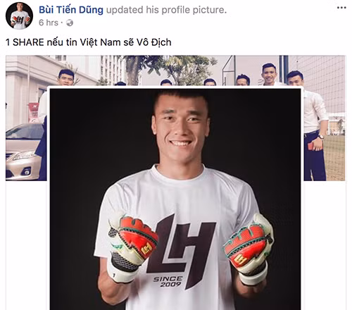 facebook mao danh cau thu u23 viet nam moc len nhu nam