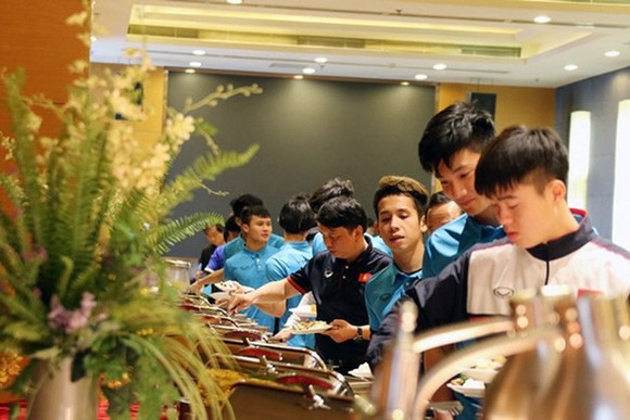 can canh noi o cua cac cau thu u23 viet nam tai thuong chau