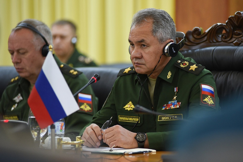 hinh anh dau tien cua bo truong quoc phong nga trong chuyen tham viet nam