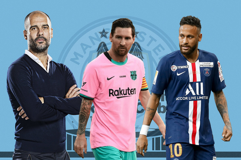 Pep Guardiola muốn kéo Messi và Neymar về Man City Man City chơi lớn, mua Messi lẫn Neymar
