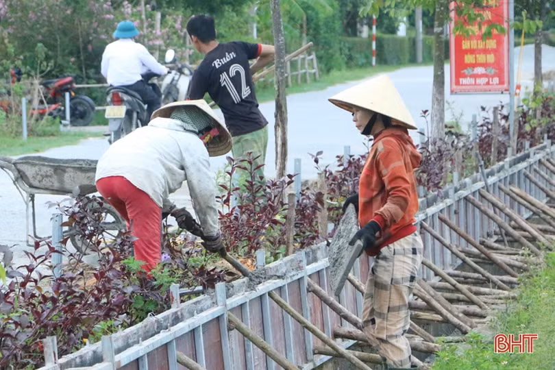 “60 ngày cao điểm xây dựng nông thôn mới” ở huyện miền núi Hà Tĩnh