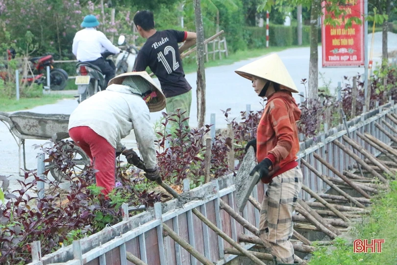 “60 ngày cao điểm xây dựng nông thôn mới” ở huyện miền núi Hà Tĩnh