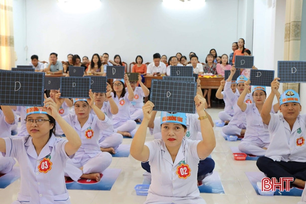 Điều dưỡng Bệnh viện Tâm thần Hà Tĩnh thi “Rung chuông vàng”