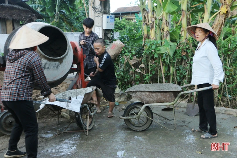 “60 ngày cao điểm xây dựng nông thôn mới” ở huyện miền núi Hà Tĩnh