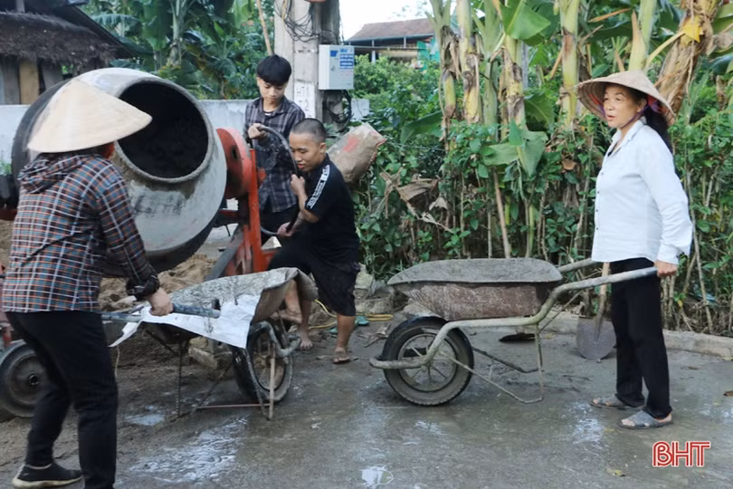 “60 ngày cao điểm xây dựng nông thôn mới” ở huyện miền núi Hà Tĩnh