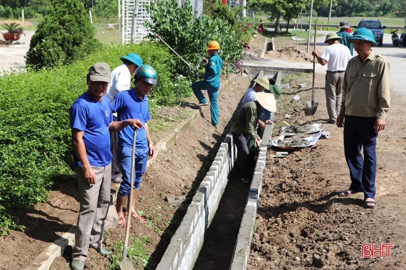“60 ngày cao điểm xây dựng nông thôn mới” ở huyện miền núi Hà Tĩnh