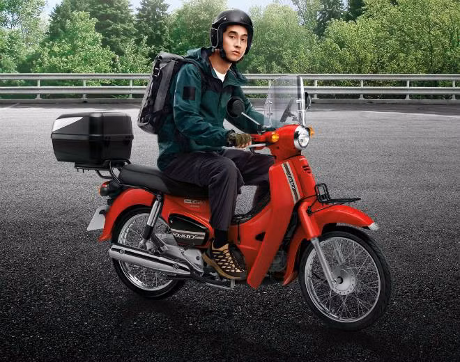 Ảnh chi tiết Honda Super Cub mới, mang động cơ thông minh