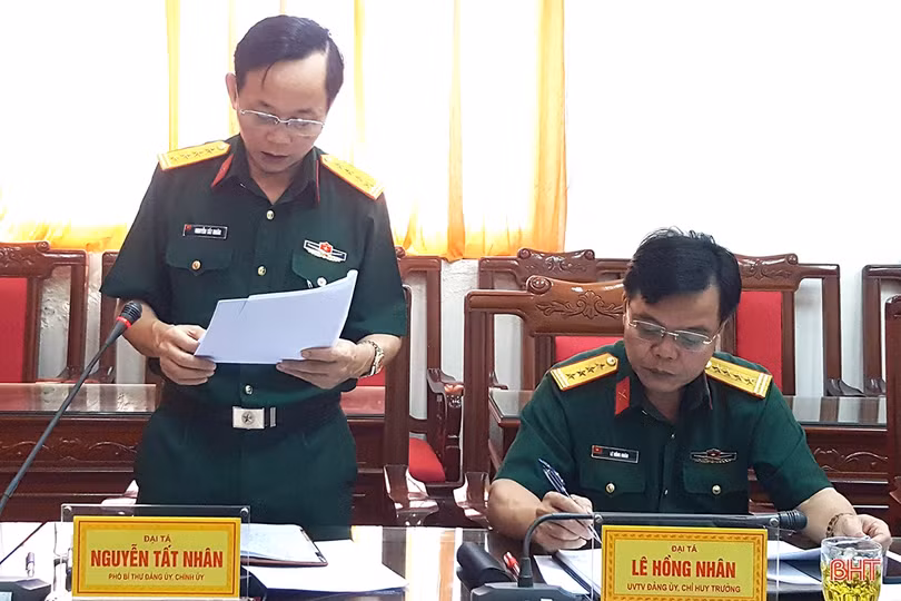 Đảng ủy Quân sự Hà Tĩnh đẩy mạnh đợt thi đua cao điểm chào mừng Đại hội Đảng bộ tỉnh lần thứ XIX