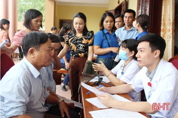 Ngày hội hiến máu ở Can Lộc thu 353 đơn vị máu