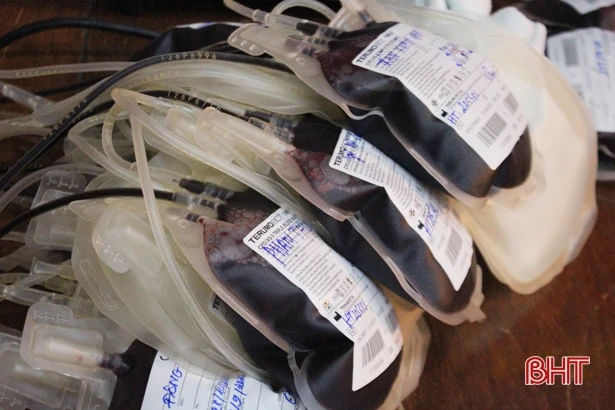 Ngày hội hiến máu ở Can Lộc thu 353 đơn vị máu