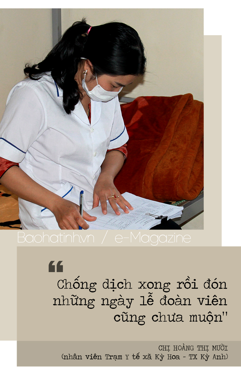 Những “chiến binh” áo trắng trong “cuộc chiến” phòng dịch Covid-19 ở Hà Tĩnh ảnh 15 Những “chiến binh” áo trắng trong “cuộc chiến” phòng dịch Covid-19 ở Hà Tĩnh