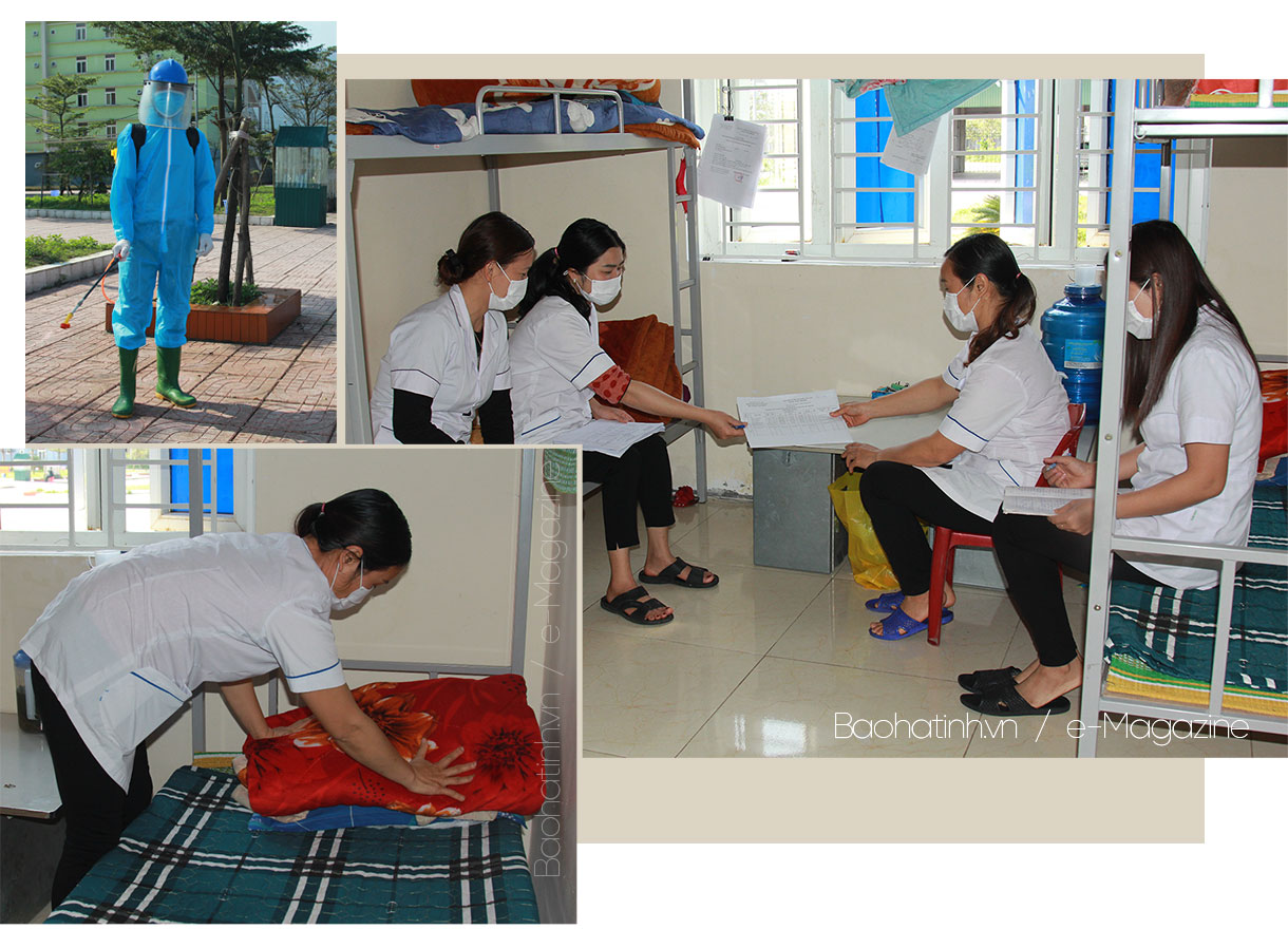 Những “chiến binh” áo trắng trong “cuộc chiến” phòng dịch Covid-19 ở Hà Tĩnh