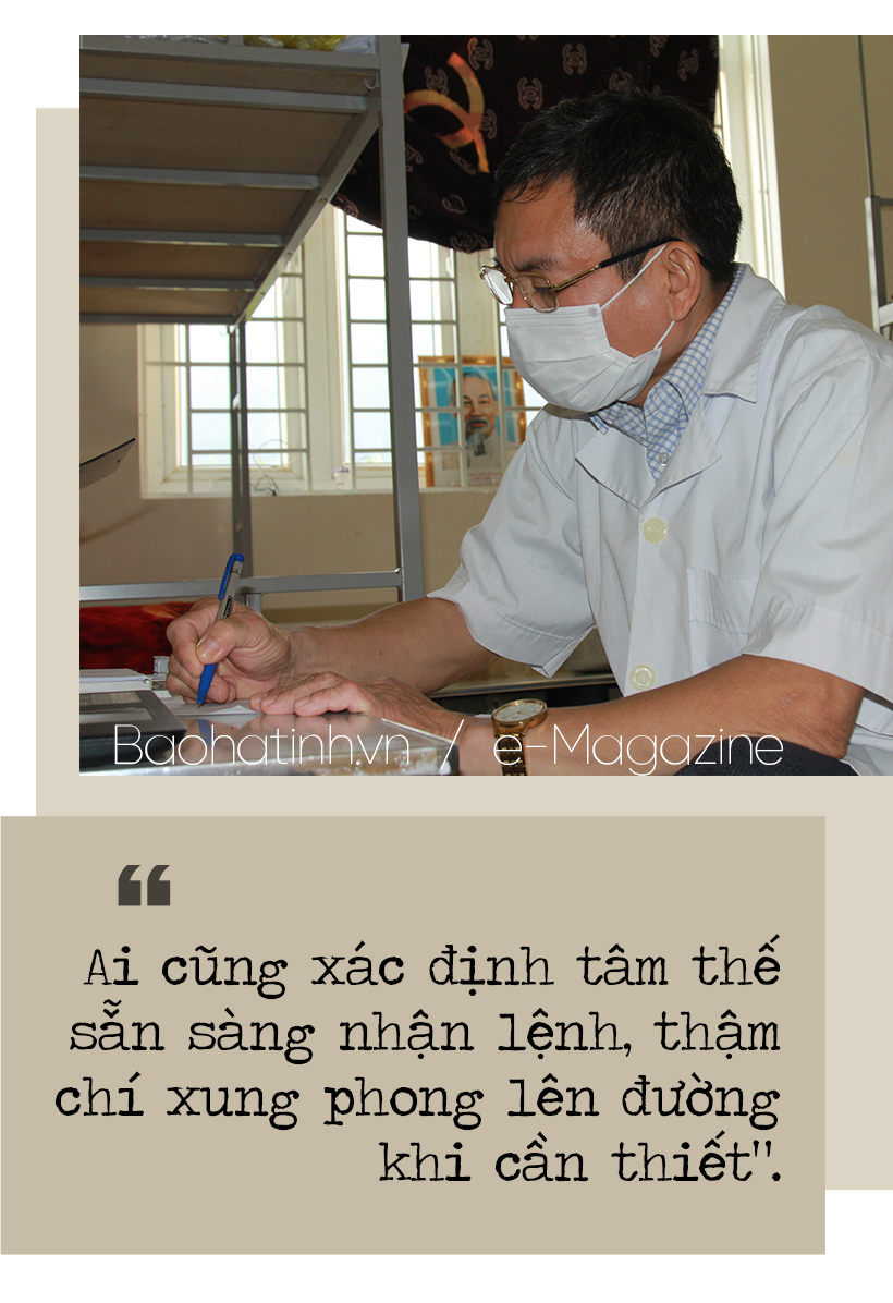 Những “chiến binh” áo trắng trong “cuộc chiến” phòng dịch Covid-19 ở Hà Tĩnh ảnh 13 Những “chiến binh” áo trắng trong “cuộc chiến” phòng dịch Covid-19 ở Hà Tĩnh