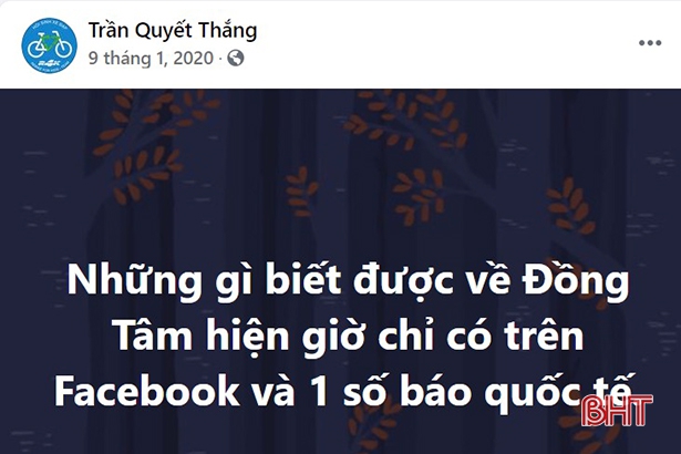 Hà Tĩnh: Sự thật phía sau “gương sáng vì cộng đồng” của Trần Quyết Thắng