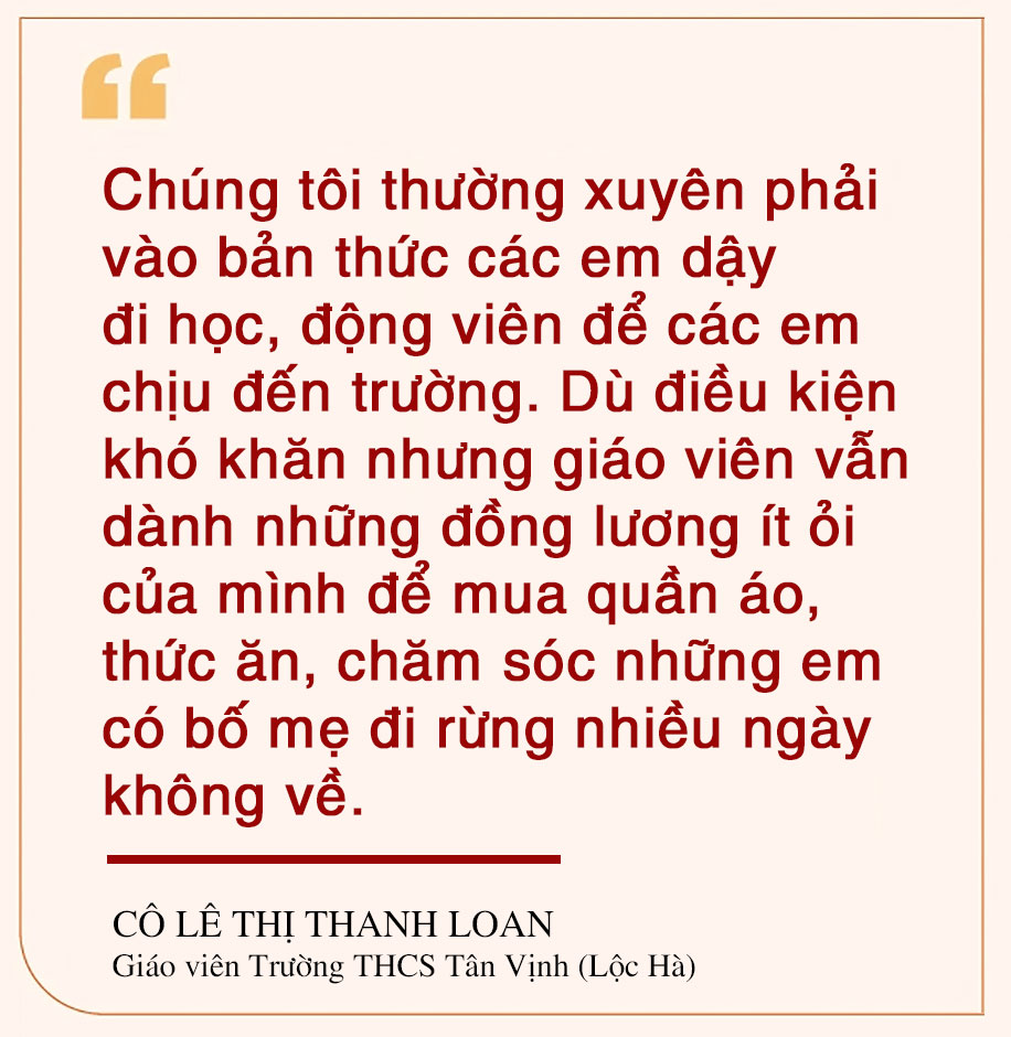 Vinh quang sứ mệnh “trồng người” (bài 2): “Người mẹ” của học sinh ở những vùng khó khăn