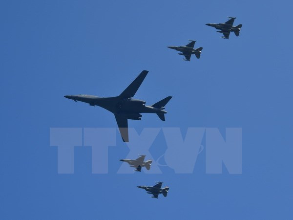 Mỹ, Nhật, Hàn tiến hành huấn luyện thể hiện sức mạnh trước Triều Tiên ảnh 1 my nhat han tien hanh huan luyen the hien suc manh truoc trieu tien