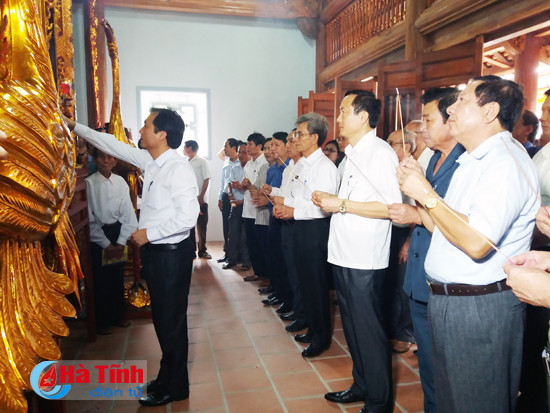 Khánh thành công trình tôn tạo đền thờ La Sơn phu tử Nguyễn Thiếp