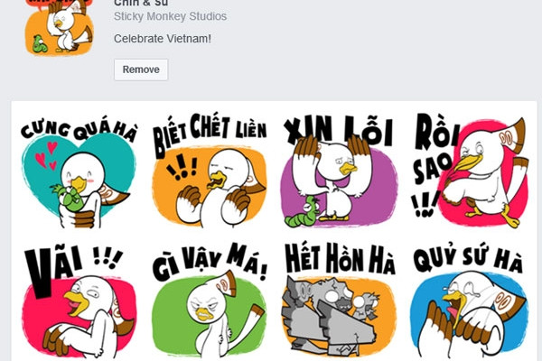 bo sticker tieng viet dau tien khien facebook nao loan