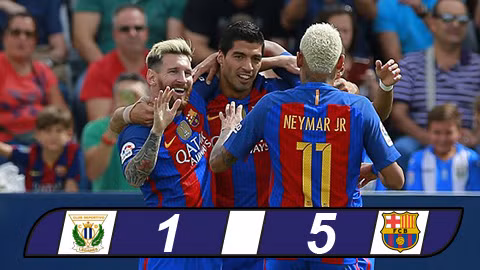 msn thi nhau ban pha leganes barca tam chiem ngoi dau la liga