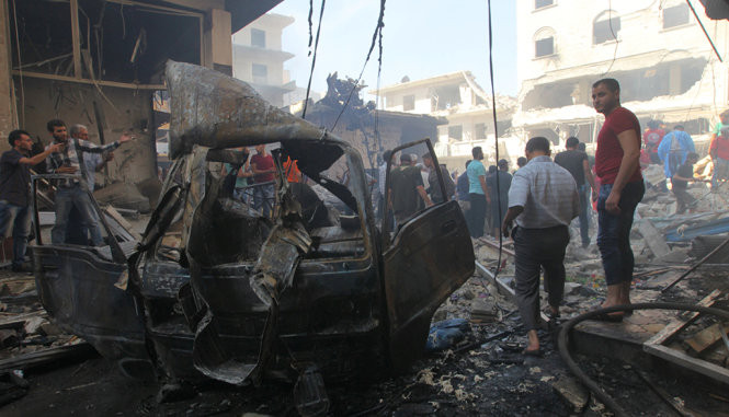 the gioi ngay qua khong kich du doi o syria it nhat 100 nguoi chet