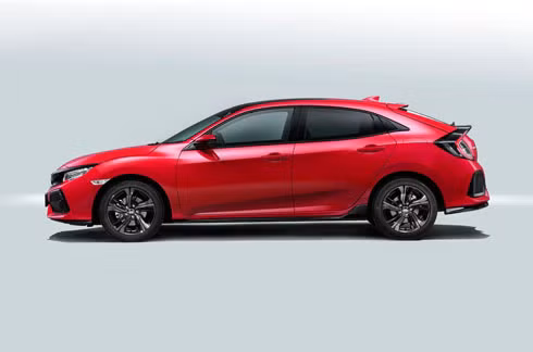 honda trinh lang civic x hatchback 2017