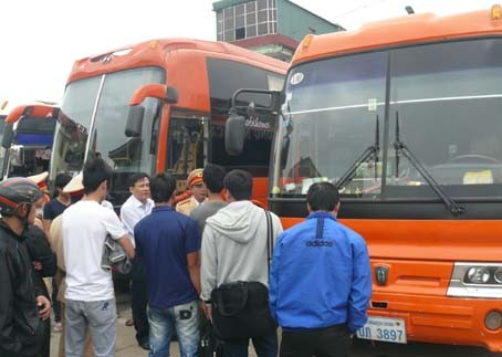 Phương tiện bị tạm giữ nhưng toàn bộ hành khách đã được chuyển sang xe dự phòng để tiếp tục hành trình