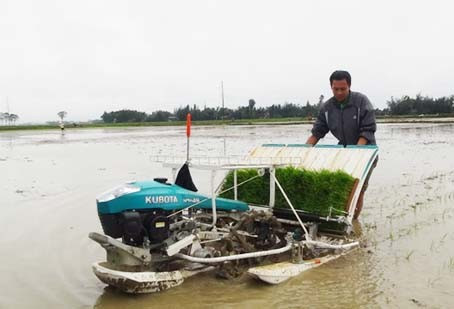 Máy cấy mạ khay Kubuta SPW -48 C bán tự động