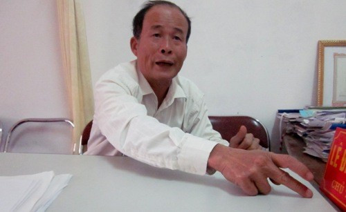 Ông Nguyễn Bá Vinh, Bí thư Đảng ủy xã Thạch Thanh thừa nhận có sai sót