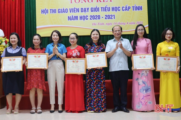 147 giáo viên tiểu học Hà Tĩnh đạt danh hiệu dạy giỏi cấp tỉnh