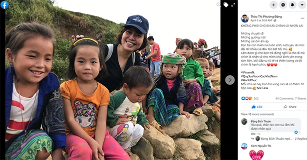 Mạng xã hội ngập tràn chương trình “Triệu ly sữa yêu thương, triệu nụ cười hạnh phúc”