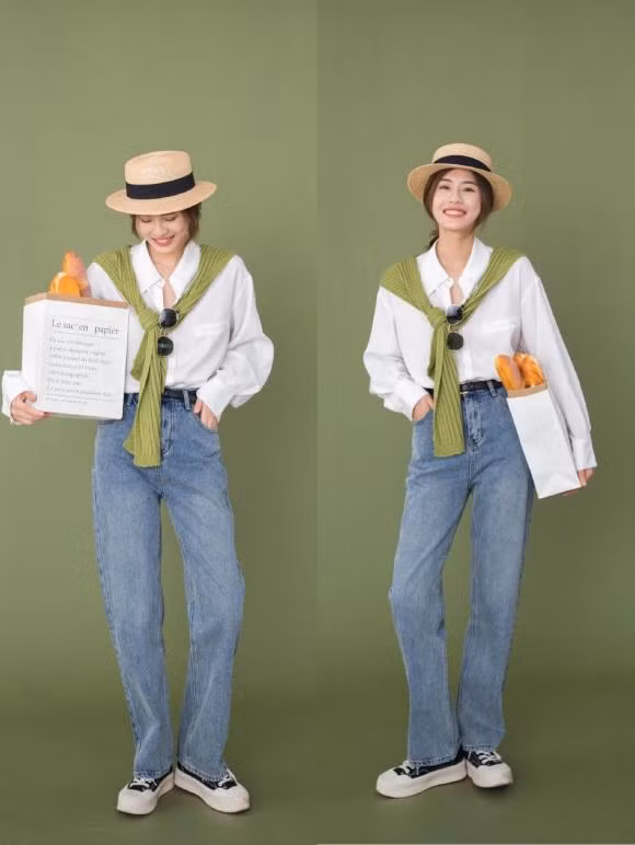 5 cách để mặc áo sơ mi trắng thoải mái, đơn giản và mới lạ! 