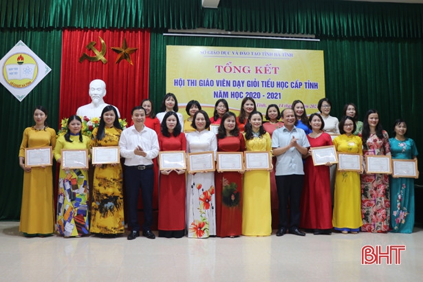 147 giáo viên tiểu học Hà Tĩnh đạt danh hiệu dạy giỏi cấp tỉnh