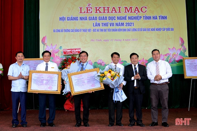 42 thí sinh Hà Tĩnh tranh tài Hội giảng Nhà giáo giáo dục nghề nghiệp