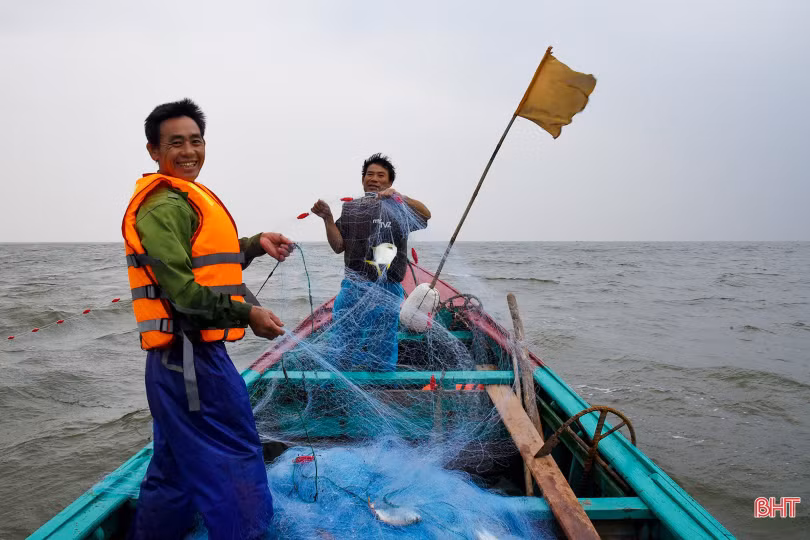 Ngư dân Xuân Yên đánh bắt được nhiều loại hải sản có giá trị