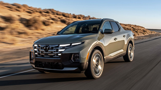 Bán tải Hyundai Santa Cruz trình làng, hứa hẹn gây sức ép lên Ford Ranger