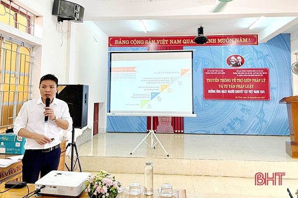 Trợ giúp pháp lý miễn phí cho người khuyết tật Hà Tĩnh