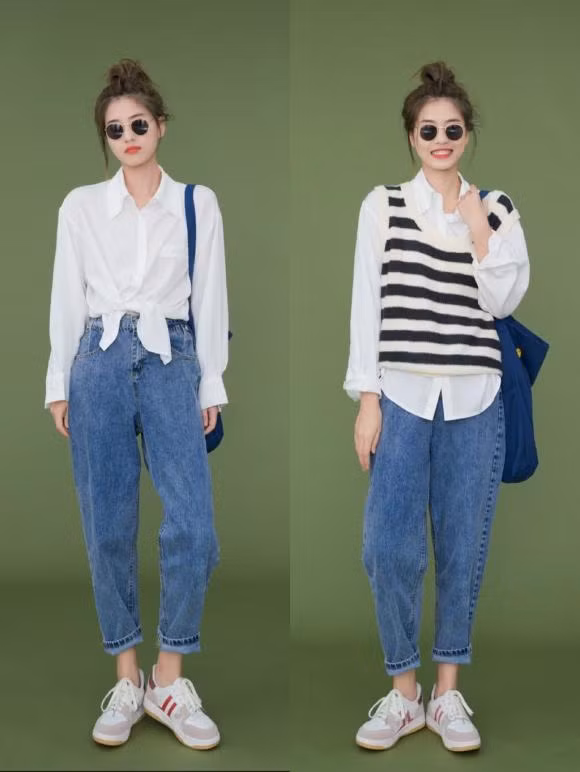 5 cách để mặc áo sơ mi trắng thoải mái, đơn giản và mới lạ! 