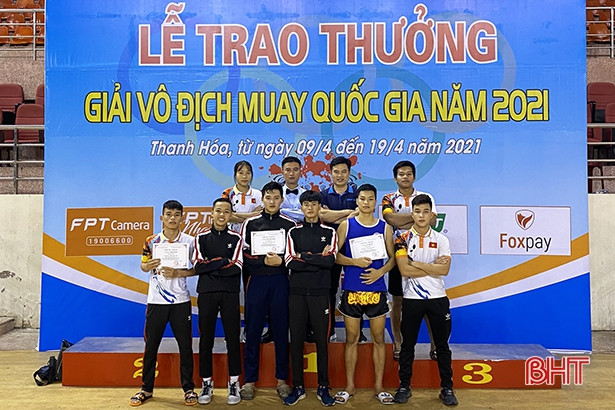 Hà Tĩnh giành 4 huy chương tại Giải Vô địch Muay quốc gia năm 2021