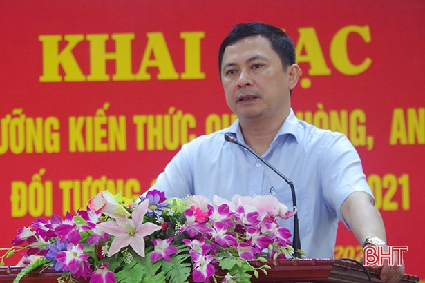 85 cán bộ tỉnh Hà Tĩnh tham dự lớp bồi dưỡng kiến thức quốc phòng - an ninh